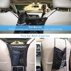 Deluxe Dog Seat Cover for Front Seat-More Durable Waterproof Front Seat Protector, High Heat Resistant and Nonslip Front Seat Cover for Dogs Kids, Universal Size (Black MAT)