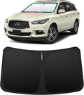 INSAUTO Custom Fit Windshield Sun Shade Accessories for Infiniti QX60 2014-2021, Foldable Front Window Sunshade, UV & Heat Reflector, Keeps Interior Cool, Includes Storage Bag