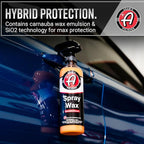 Adam's Polishes Spray Wax Kit - Advanced Carnauba Car Wax | Car Spray Polish | During Car Wash Paste Wax Clay Bar & Buffer Polisher For Ultimate Protection On Paint Wheels Windows | Cleaning Supplies