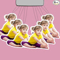 6Pcs Custom Air Fresheners with Picture - Personalized Double Sided Picture Air Freshener, Customized Air Freshener for Car Wardrobe, Bathroom, Wardrobes, Anniversary Presents (Irregular Shape)