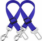 SunGrow Dog Seat Belt for Car, Adjustable Nylon Pet Seatbelt, Supports All Cars, Dog Car Leash Seat Belt, Seatbelt for Dogs, Cats & Ferrets Travel Harness
