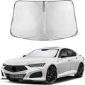 EcoNour Windshield Sunshade Compatible for Acura TLX 2021-2024 2025 2026, Sun Visor for Front Windshield & Window Sun Shade Cover, UV Heat Blocker & Protector, Car Accessories