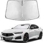 EcoNour Windshield Sunshade Compatible for Acura TLX 2021-2024 2025 2026, Sun Visor for Front Windshield & Window Sun Shade Cover, UV Heat Blocker & Protector, Car Accessories