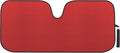Motor Trend Accordion Red Car Windshield Sun Shade - Car Sun Visor Sun Shade for Car Windshield - Car Window Shades for SUV & Truck - Dash Cover Sun Protection Window Shade Accessories - 58" x 24"