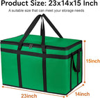 Bodaon 2-Pack Insulated Food Delivery Bag, XXXL Grocery Shopping/Catering/Bags, Rideshare Delivery Bag, Cold/Hot Styrofoam Carrier for Travel/Car, Warmer/Frozen