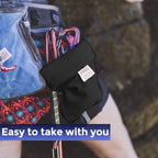 FRIO Cooling Wallet - Insulin Cooler for 45+ Hours of Stress Free On The Go - Black - XL