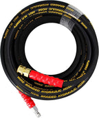 Twinkle Star 25FT Pressure Washer Hose with 3/8 Inch Quick Connect, High Tensile Wire Braided Power Washer Hose, 4000 PSI