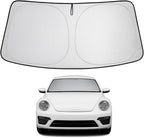 Proadsy 2026 Upgrade Front Windshield Sun Shade Foldable Sunshade Protector Custom Fit 2012-2019 VW Beetle Accessories