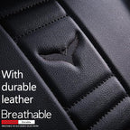 for Toyota CHR Seat Covers 2018-2026, Full Coverage Customized Car Seat Covers, Premium Leather Waterproof Stain-Resistant Easy to Install (Luxury 2 Seats, Black)