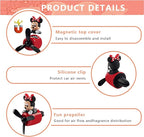 Car Air Fresheners Cute Cartoon Mouse Pilot Car Diffuser Rotating Propeller Automotive Air Outlet Fan Creative Car Perfume Decoration Cool Car Accessories (Women)