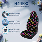 GENANY Power Fruit Car Seat Covers Set of 2, Breathable Front Seat Covers for Truck Sedan SUV, Anime Car Accessories, Anime Gift for Women Men