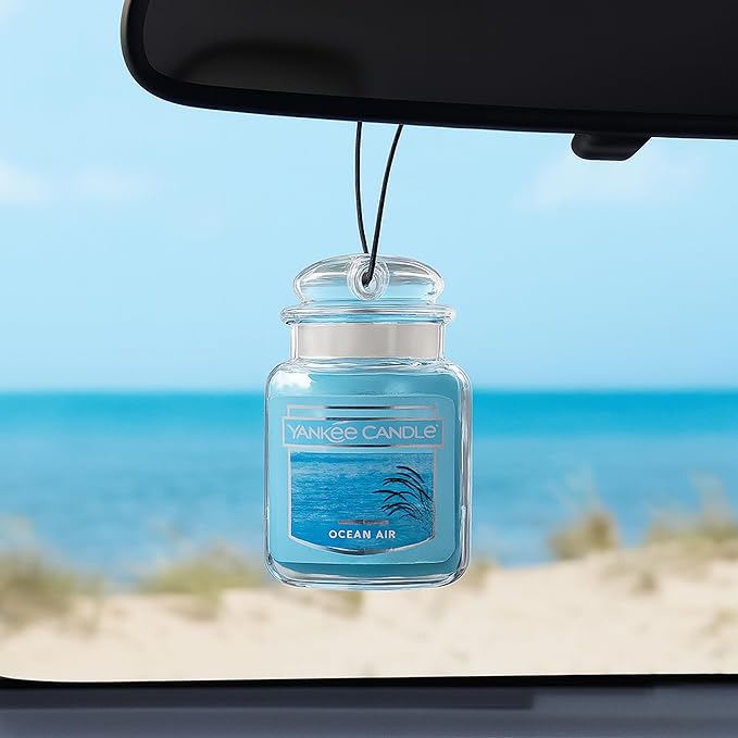 Yankee Candle Car Jar Ultimate, Ocean Air, 0.96 OZ (Pack of 12)