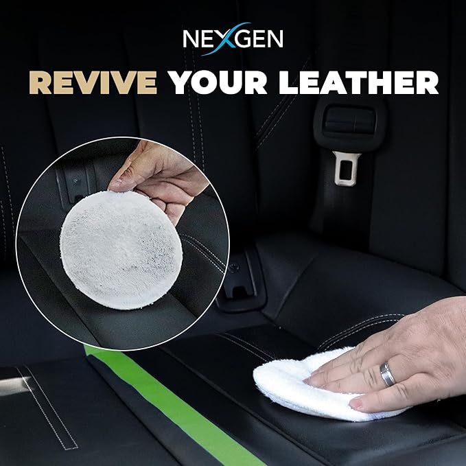 Nexgen Car Leather Conditioner - Quick Spray Interior Conditioner and Leather Restorer - Gentle Liquid Formula, Multi-Purpose Conditioner for Cars Interior, Couch, Boots, Purses, & More 16 Oz