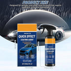 2PCS Advanced Car Quick-Acting Coating Agent Spray, Car CoatingSpray, Car Scratch Wax Polish Spray Waterless Wash, DurableCar ShineSpray, Oil Film Emulsion Glass Cleaner