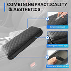 SXCY for 2025 2026 Toyota Prius Armrest Cover Pad for 2023-2026 Toyota Prius Accessories 2023 2024 2025 2026 Prius Center Console Cover w/Soft Cotton Cushion (Added-Pad w/Side Pockets)