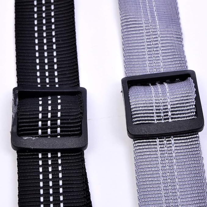 3 Colors Dog Safety Belt Pet Seat Belt Dog Car Harness Adjustable 360° zinc Alloy Buckle with Elastic,High Strength,Wear-Resistant and Durable,Easy to Install,Easy to Wash(Grey)