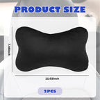 2PCS Car Headrest Pillow,Soft & Comfortable Car Neck Pillow for Driving Fatigue Relieve,All-Season Universal Cars Head Rest Pillows Automotive Interlor Accessorles for Cars,SUVs