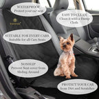 SunGrow Ferret & Dog Front Seat Car Cover, Bucket Seat Protector for Dogs, Captain Chair Seat Cover, Non-Slip Pet Car Seat Protector, Universal Fit, Washable Pet Seat Cover, Pet Travel Accessories