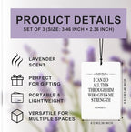 Minimalist Christian Car Air Freshener 3 Pcs, Religious Bible Verse Scripture Hanging Air Freshener for Cars Closet Drawer Books, Christian Room Car Accessories Mirror Decor for Women