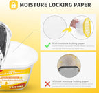 Vacplus Moisture Absorbers 6 Pack, Portable Humidity Absorber Boxes for Your Bathroom, Closet & Car, Dehumidifier with Lemon Fragrance, 10.5 Oz