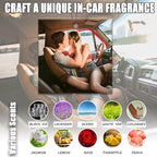 100Pcs Custom Logo Air Freshener for Car Bulk,2024 Graduation Air Fresheners Bulk Black Ice Car Air Freshener Drift Car Air Freshener Car Charms for Rear View Mirror. (100 Square)