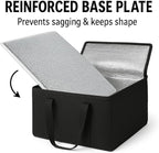 Additional Bottom Plate 2-Pack XXXL Insulated Food Delivery Bag Cooler Bags Keep Food Warm Catering Therma for doordash Catering Cooler Bags Keep Food Warm Catering
