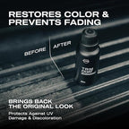 Nasiol TrimCoat Hydrophobic Ceramic Coating Kit – Plastic Trim Restorer for Cars, Restores Faded Trim to Original Color, Up to 2 Years Durability, Ultimate UV Protection, Easy Application – 1.01 oz