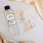 Lavender Luxe Hanging Car Air Freshener and Essential Oil Diffusers with Vent Clips - 25-Pack Automobile Aromatherapy Diffuser Bottles - Kit Ideal for Resale, Gifts & Party Favors