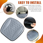 Seat Covers for Cars, Car Seat Cooling Pad, Comfortable Breathable Front Vehicle Cover Cooling Pad, Automotive Accessories Anti-Slip Ventilated Auto Protectors Universal for SUV Truck (Gray)