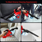 Cordless Vacuum Cleaner Compatible with Milwaukee 18V Battery, 5 in 1 Handheld Electric Vacuum with 400W Powerful Motor, 46 CFM Portable Hand Vacuum for Home Pet Hair, Car (NO Battery)