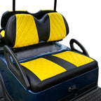 NOKINS Golf Cart Diamond Seat Covers Kit, Fit for Club Car Precedent OEM Standard Front Seat Cushion, Golf Cart Vinyl Seat Cover, No Nails Required