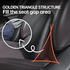1p Memory Foam Lumbar Support Pillow for car Lower Back Pain Relief - Back Cushion for Driving, Chair Support for Car-Office Chair（Black）