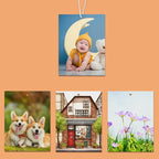 101 pcs sublimation air fresheners blanks ，Sublimation Blanks Products DIY Air Freshener for Car and Home Hanging Decoration sublimation car freshener blanks