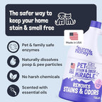 Sunny & Honey Pet Stain and Odor Remover - Enzyme Cleaner for Dog Urine and Poop on Carpets and Furniture - Strong Pet Carpet Cleaner Spray (1 Gallon Lavender)