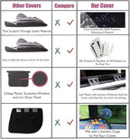 2PCS Car Door Protector for Dogs Pet Cover-Waterproof Scratchproof Nonslip Durable Protector, Machine Washable Pet Vehicle CarDoor Guard