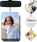 10-1000Pcs Custom Air Fresheners with Picture, Personalized Double Sided Photo/Text/Logo Air Freshener, Customized Gifts for Branding Business Events Promotions