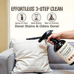 Pet Stain & Odour Remover – Fast-Acting Enzyme Cleaner for Dog & Cat Urine, Feces & Vomit – Pet Safe Odor Eliminator for Carpet, Upholstery, Car, Bedding, Tiles – Puppy Essentials – 500ml
