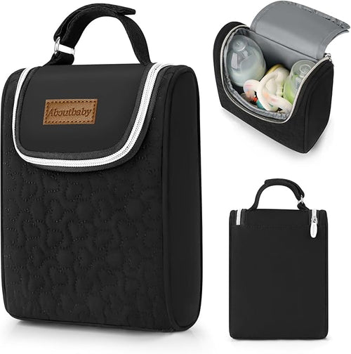 Accmor Breastmilk Cooler Bag, Insulated Baby Bottle Cooler Tote Bags for Nursing Mom Daycare, Portable Breast Milk Cooler Bag for Travel