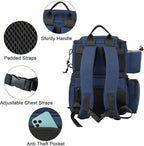 MATEIN Fishing Backpack, Water Resistant Tackle Storage Bag with Rod Holders & Cooler, Fishing Gifts for Men