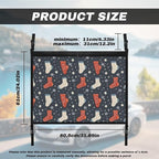 Generic Christmas Stockings Car Storage Mesh Organizer Ceiling Cargo Bag Double-Layer Adjustable Zipper Truck SUVs Travel Road Trip Essentials Interior Organizer Christmas Decor Gifts