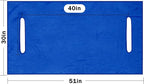 Golf Cart Seat Covers, Breathable Golf Seat Towel Blanket, Keeps Seats Dry & Comfortable in All Weather, Universal 51"x30" for EZGO, Yamaha, Club Car and More 2/4-seats Cart, Solid Dark Blue