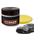Dashboard Scratch Repair Kit, 100g Dashboard Restorer Interior with Sponge, Portable Scratch Repair Wax for Vehicle Parts, Car Wax Polish, UV Protection Scratchs Remover for Car Interior