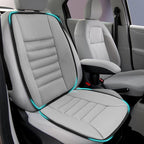 Car Seat Cushion, Memory Foam Cushion for Car Seat, Lumbar Support Pillow, Seat Cushion for Full Back and Seat, Ideal for Car Seat Driver, Office Chair, Wheelchair and Back Pain Relief (Gray)
