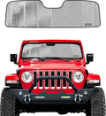 Windshield Sun Shade for Jeep Wrangler JL 2018-2026, Gladiator 2020-2026 Front Window Sunshade - AstraGuard