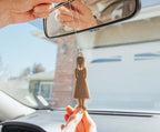 Addams Family Wednesday Silhouette Cherry-Scented Air Freshener | Long-Lasting Fragrance, Odor Eliminator For Room, Car, Office