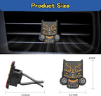 Air Vent Decoration - Cute Super Hero Decorative Vent Clip for Cars, Bedroom or Office [Black Panther]