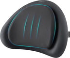 Skechers Lumbar Pillow Premium Memory Foam,Double-Layer-Office Chair Cushion for Tailbone Pain Relief,Butt Pillow for Office Chair,Car seat Cushion,Long Sitting Office Workers,and Car Drivers,Black