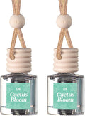 CANDECraftCo Car Air Hanging Fragrance Oil, Car Auto Freshener for Essential Oils, Scents Fragrance Aromatherapy Automobile Diffuser, Long Lasting (Cactus Bloom)