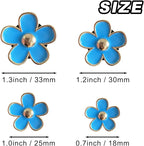 4 Pcs Metal Daisy Air Vent Clips Flower Car Air Freshener Clip Air Conditioning Outlet Clip Bling Charm Car Inter Decor Accessories for Girls Women