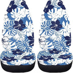 Car Seat Covers 2 Pcs Soft Comfortable Auto Front High Back Seat Protector Covers Automobile Interior Decor Accessories, Universal(Classic Tropical Flowers 59)